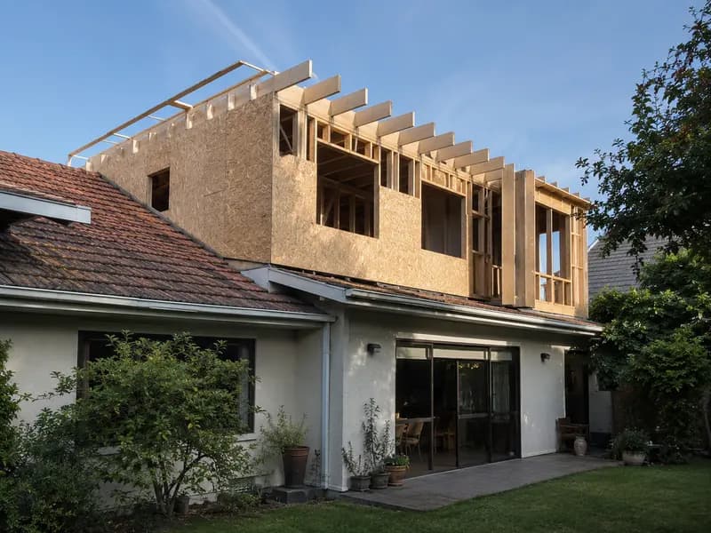 Segundo piso — valor de construcción por m² en Chile